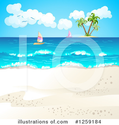 Beach Clipart #1259184 by merlinul