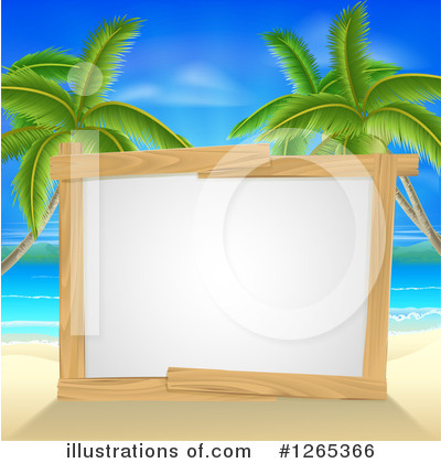 Beach Clipart #1265366 by AtStockIllustration