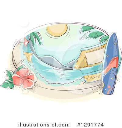 Royalty-Free (RF) Beach Clipart Illustration by BNP Design Studio - Stock Sample #1291774