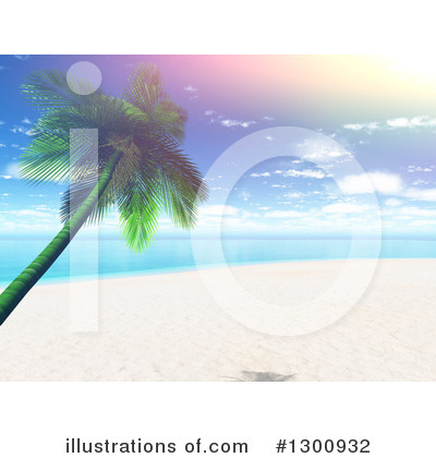 Palm Trees Clipart #1300932 by KJ Pargeter