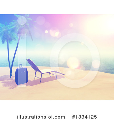 Royalty-Free (RF) Beach Clipart Illustration by KJ Pargeter - Stock Sample #1334125