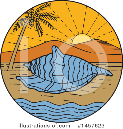 Royalty-Free (RF) Beach Clipart Illustration by patrimonio - Stock Sample #1457623