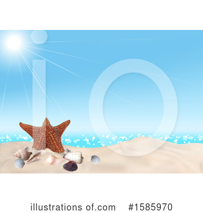 Royalty-Free (RF) Beach Clipart Illustration by dero - Stock Sample #1585970