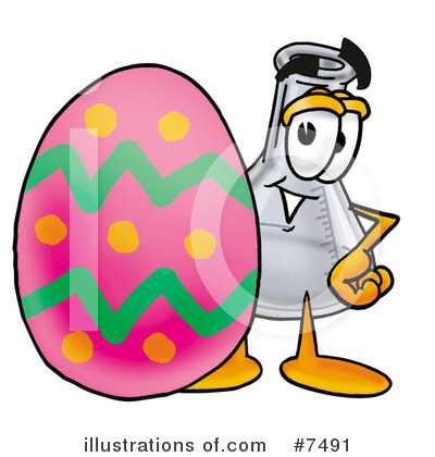 Royalty-Free (RF) Beaker Clipart Illustration by Mascot Junction - Stock Sample #7491