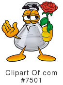 Beaker Clipart #7501 by Mascot Junction