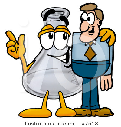 Royalty-Free (RF) Beaker Clipart Illustration by Mascot Junction - Stock Sample #7518