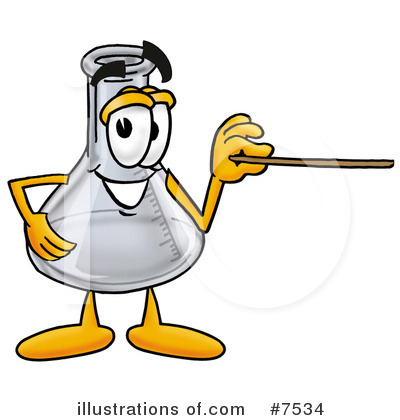 Royalty-Free (RF) Beaker Clipart Illustration by Mascot Junction - Stock Sample #7534
