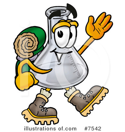 Royalty-Free (RF) Beaker Clipart Illustration by Mascot Junction - Stock Sample #7542
