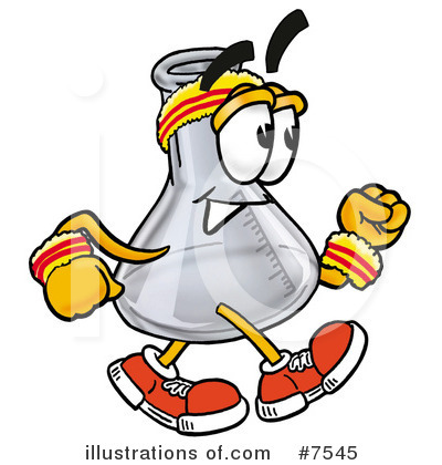 Royalty-Free (RF) Beaker Clipart Illustration by Mascot Junction - Stock Sample #7545