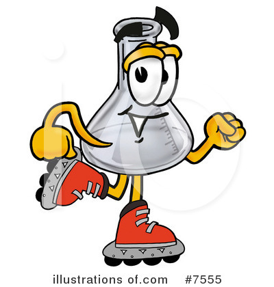 Beaker Clipart #7555 by Mascot Junction