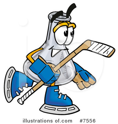 Royalty-Free (RF) Beaker Clipart Illustration by Mascot Junction - Stock Sample #7556