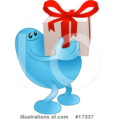 Gift Clipart #17337 by AtStockIllustration