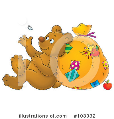 Royalty-Free (RF) Bear Clipart Illustration by Alex Bannykh - Stock Sample #103032