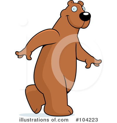 Royalty-Free (RF) Bear Clipart Illustration by Cory Thoman - Stock Sample #104223