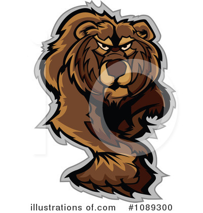 Royalty-Free (RF) Bear Clipart Illustration by Chromaco - Stock Sample #1089300