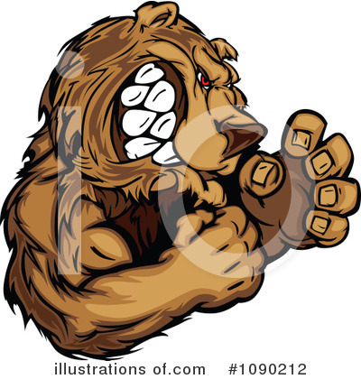 Royalty-Free (RF) Bear Clipart Illustration by Chromaco - Stock Sample #1090212