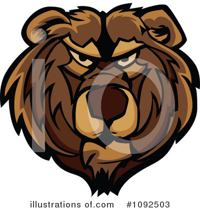 Royalty-Free (RF) Bear Clipart Illustration by Chromaco - Stock Sample #1092503