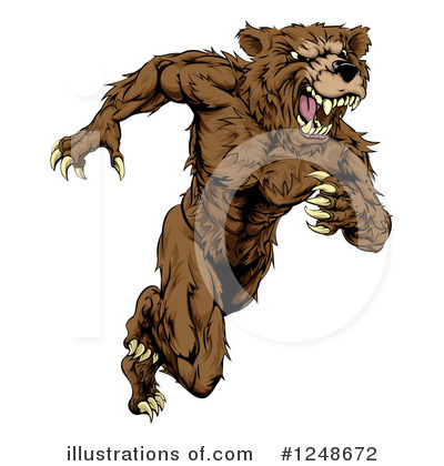 Royalty-Free (RF) Bear Clipart Illustration by AtStockIllustration - Stock Sample #1248672