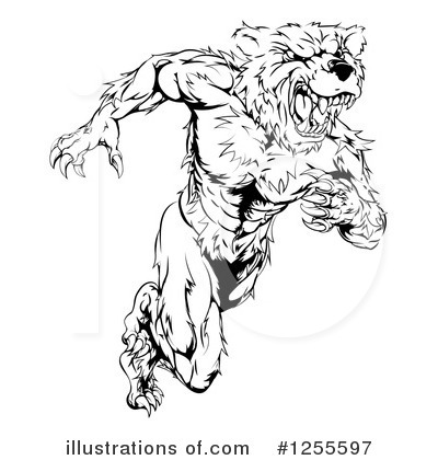 Royalty-Free (RF) Bear Clipart Illustration by AtStockIllustration - Stock Sample #1255597