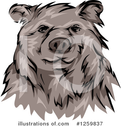 Grizzly Bear Clipart #1259837 by BNP Design Studio