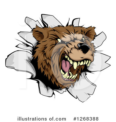 Royalty-Free (RF) Bear Clipart Illustration by AtStockIllustration - Stock Sample #1268388