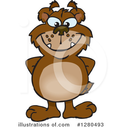 Brown Bear Clipart #1280493 by Dennis Holmes Designs