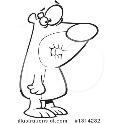 Royalty-Free (RF) Bear Clipart Illustration by toonaday - Stock Sample #1314232