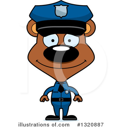Police Man Clipart #1320887 by Cory Thoman