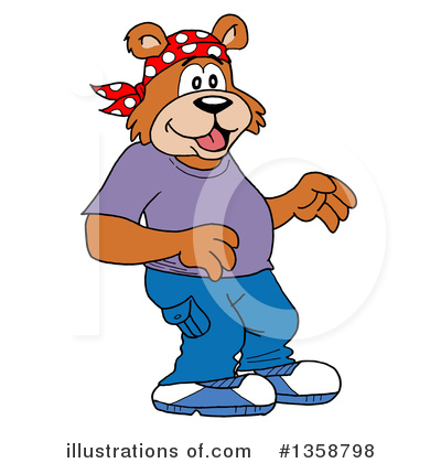 Royalty-Free (RF) Bear Clipart Illustration by LaffToon - Stock Sample #1358798