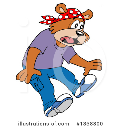 Bear Clipart #1358800 by LaffToon