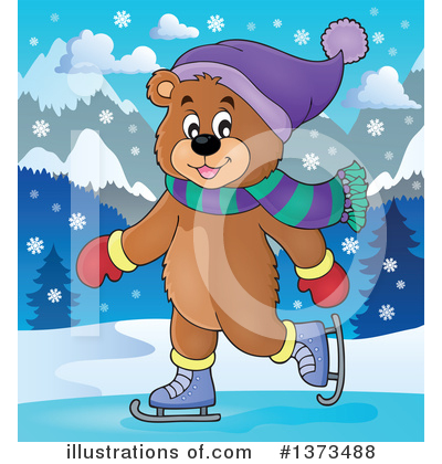 Royalty-Free (RF) Bear Clipart Illustration by visekart - Stock Sample #1373488