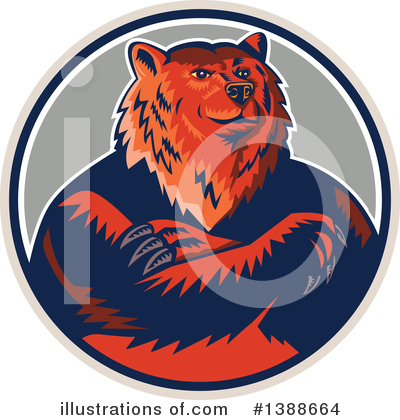 Royalty-Free (RF) Bear Clipart Illustration by patrimonio - Stock Sample #1388664