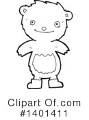 Bear Clipart #1401411 by lineartestpilot