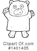 Bear Clipart #1401435 by lineartestpilot