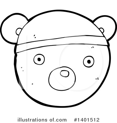 Royalty-Free (RF) Bear Clipart Illustration by lineartestpilot - Stock Sample #1401512