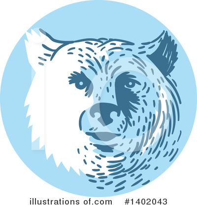 Polar Bears Clipart #1402043 by patrimonio