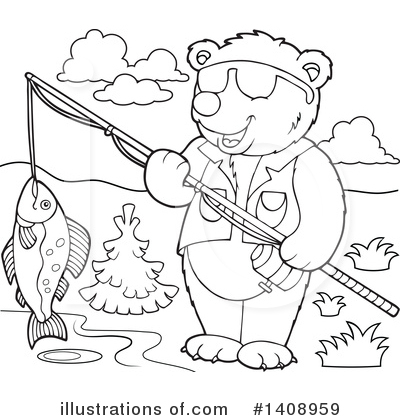 Fisherman Clipart #1408959 by visekart