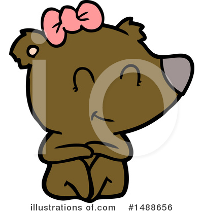 Royalty-Free (RF) Bear Clipart Illustration by lineartestpilot - Stock Sample #1488656