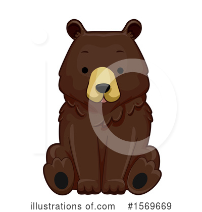 Brown Bear Clipart #1569669 by BNP Design Studio