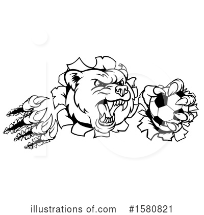 Royalty-Free (RF) Bear Clipart Illustration by AtStockIllustration - Stock Sample #1580821