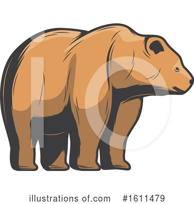 Bear Clipart #1611479 by Vector Tradition SM