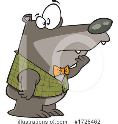 Royalty-Free (RF) Bear Clipart Illustration by toonaday - Stock Sample #1728462