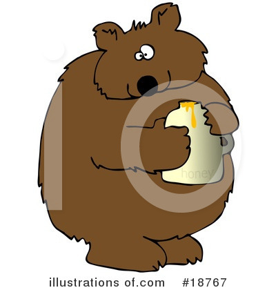Royalty-Free (RF) Bear Clipart Illustration by djart - Stock Sample #18767