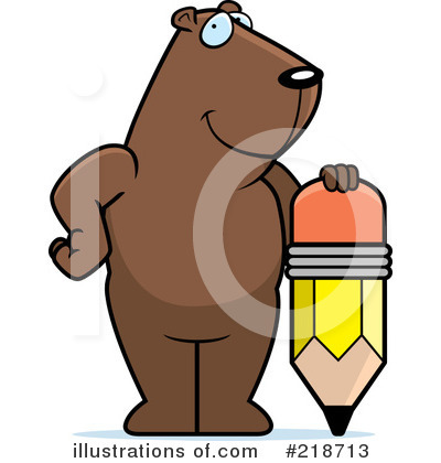 Royalty-Free (RF) Bear Clipart Illustration by Cory Thoman - Stock Sample #218713