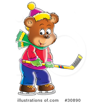 Royalty-Free (RF) Bear Clipart Illustration by Alex Bannykh - Stock Sample #30890