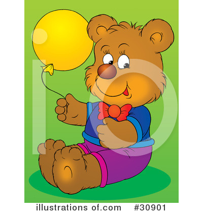 Party Balloon Clipart #30901 by Alex Bannykh