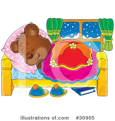Royalty-Free (RF) Bear Clipart Illustration by Alex Bannykh - Stock Sample #30905