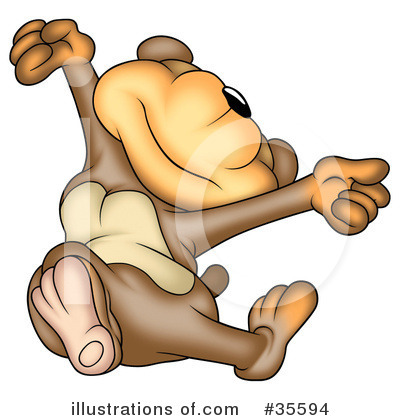 Royalty-Free (RF) Bear Clipart Illustration by dero - Stock Sample #35594