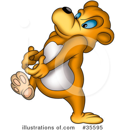 Royalty-Free (RF) Bear Clipart Illustration by dero - Stock Sample #35595