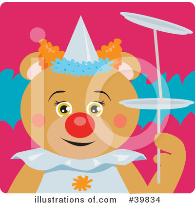 Royalty-Free (RF) Bear Clipart Illustration by Dennis Holmes Designs - Stock Sample #39834